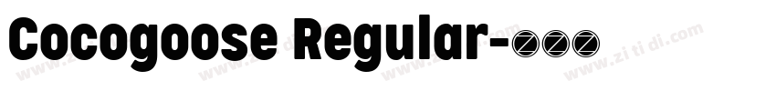 Cocogoose Regular字体转换